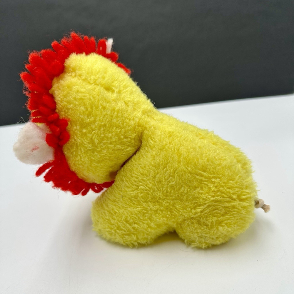 Eden Toys Plush Wind Up Musical Lion Tested Works Vintage 60s 70s RARE - Picture 6 of 12